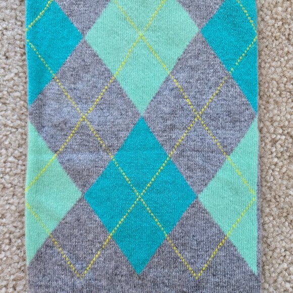 J. Crew Cashmere Argyle Scarf - Picture 5 of 7